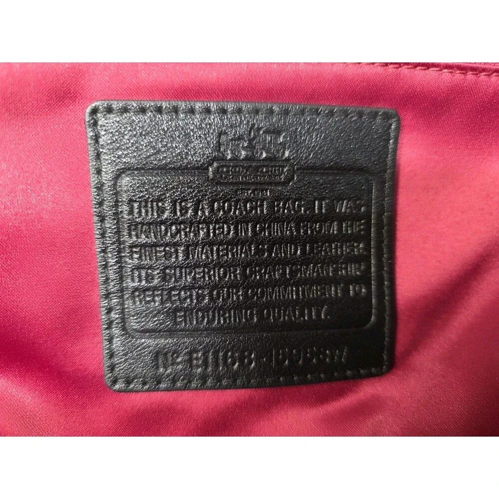 COACH Madison Maggie Leather Convertible Shoulder Bag Black EUC